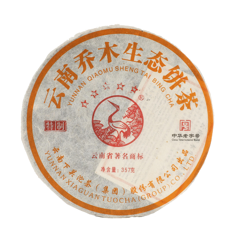 2012年357克乔木生态饼（易武五星）